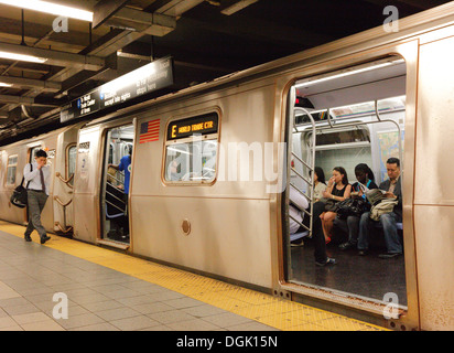 Métro de New York, USA. Banque D'Images