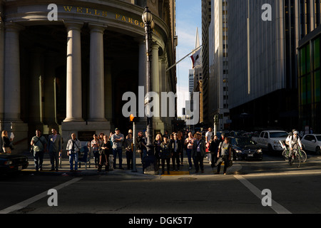 Les banlieusards de san francisco Banque D'Images