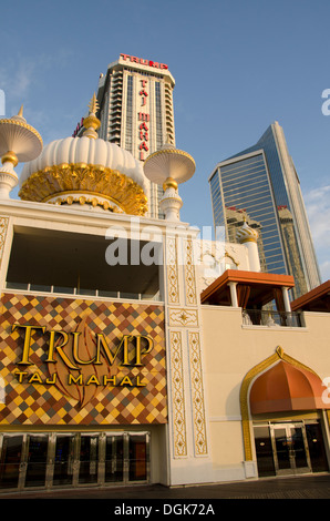 Trump Taj Mahal Casino au Promenade à Atlantic City, New Jersey, a fermé en 2016. United States Banque D'Images