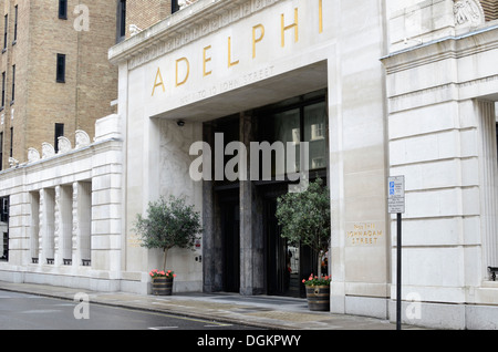 Le nouveau bâtiment d'Adelphi à John Adam Street WC2. Banque D'Images