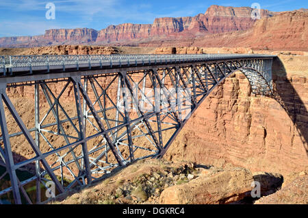 Nouveau pont sur le Navajo Colorado River, 1995, Highway 89A, en Canyon, Arizona, United States Banque D'Images