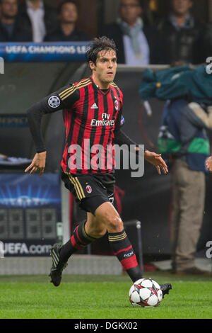 Kaka (Milan), 22 octobre 2013 - Football : Football / Ligue des Champions Groupe H match entre l'AC Milan 1-1 FC Barcelone au Stadio Giuseppe Meazza de Milan, Italie. (Photo de Maurizio Borsari/AFLO) Banque D'Images