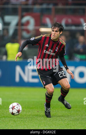 Kaka (Milan), 22 octobre 2013 - Football : Football / Ligue des Champions Groupe H match entre l'AC Milan 1-1 FC Barcelone au Stadio Giuseppe Meazza de Milan, Italie. (Photo de Maurizio Borsari/AFLO) Banque D'Images