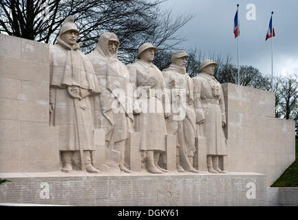Mémorial aux morts de la Première Guerre mondiale, Verdun, France, Europe Banque D'Images