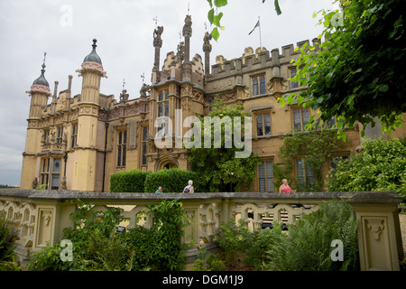 Knebworth House, Hertfordshire, Angleterre, accueil de la famille Lytton depuis 1490. Banque D'Images