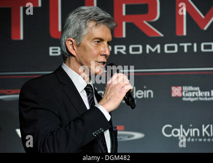 Michael Buffer, ring annonceur, USA Banque D'Images