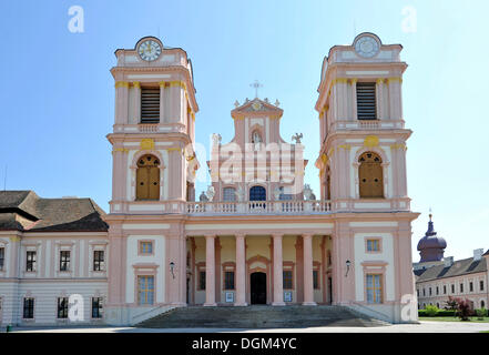 Deux tours de façade, Goettweiger Goettweig Abbey Berg, Site du patrimoine mondial de l'Wachau, Basse Autriche, Autriche, Europe Banque D'Images