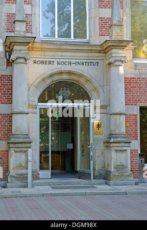 Institut Robert Koch, RKI, bâtiment, entrée principale, Berlin Banque D'Images