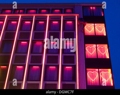 Maison close dans le quartier rouge, Francfort, la Hesse Banque D'Images