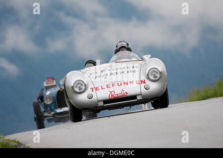 Porsche 550 Spyder Carrera Panamericana, 'James Dean' Porsche, 1954, modèle 2011 rallye alpin de Kitzbühel, Tyrol, Autriche, Europe Banque D'Images