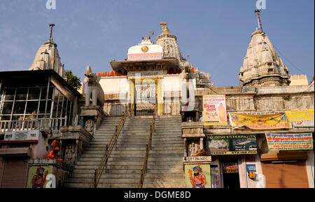 Le Jagdish Temple dédié à Vishnu à Udaipur, Rajasthan, Inde du Nord, Inde, Asie du Sud, Asie Banque D'Images