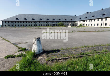 Van Dooren barracks, ex-NS-Ordensburg Vogelsang, Place internationale dans Parc National de l'Eifel, Schleiden-Gemuend Banque D'Images