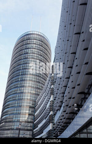 Vodafone Campus, nouveau siège de Vodafone, Heerdt, Düsseldorf, Rhénanie du Nord-Westphalie, Allemagne, Banque D'Images