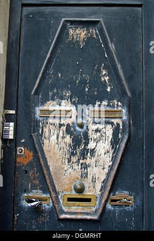 Face à la porte, détail, Ville de Bordeaux, Aquitaine, France, Europe Banque D'Images