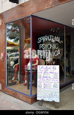 Le Botanica psychique spirituel sur Hollywood Boulevard à Hollywood en Floride Banque D'Images