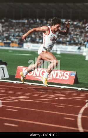 Jarmila Kratochvilova (CZE) en concurrence à Zurich en 1982. Banque D'Images