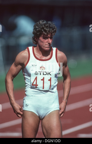 Jarmila Kratochvilova (CZE) qui se font concurrence sur les Championnats du monde d'athlétisme 1983. Banque D'Images