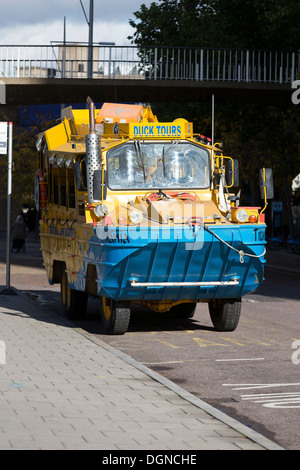 London Duck Tours bateaux amphibies Titania, Belvedere Road, Londres, Royaume-Uni. Banque D'Images