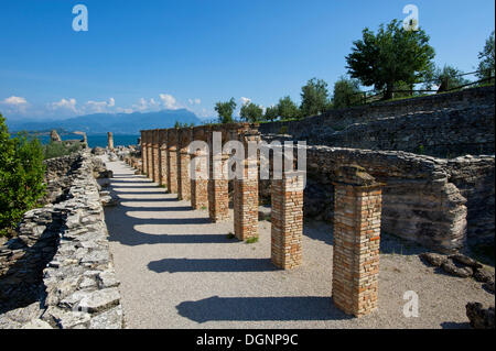 Fouilles à la Terme di Catullo à Sirmione, Lac de Garde, Italie, Europe Banque D'Images