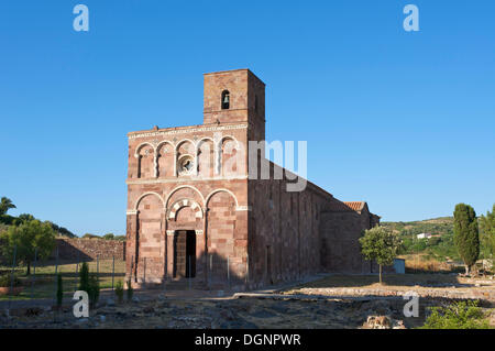 Église de Tergu près de Castelsardo, Alghero, Sardaigne, Italie Banque D'Images