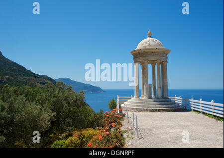 Pavillon à Son Marroig, Serra de Tramuntana, à Majorque, Îles Baléares, Espagne Banque D'Images