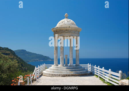 Pavillon à Son Marroig, Serra de Tramuntana, à Majorque, Îles Baléares, Espagne Banque D'Images