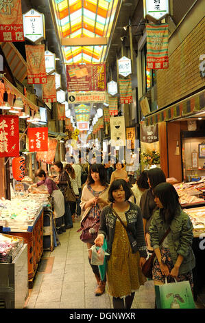 Marché Nishiki, Kyoto, Japon, Asie de l'Est, Asie Banque D'Images