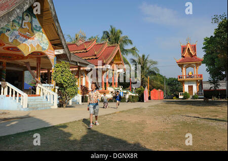 Temple bouddhiste, Vang Vieng, province de Vientiane, Laos Banque D'Images