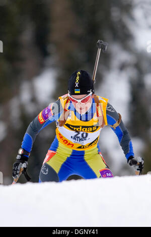 Coupe du Monde de biathlon, Antholz, province de Bolzano-Bozen, Italie, Europe Banque D'Images