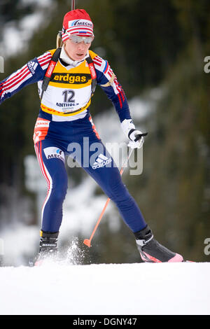 Coupe du Monde de biathlon, Antholz, province de Bolzano-Bozen, Italie, Europe Banque D'Images