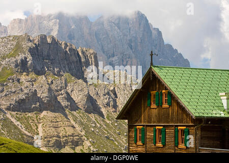 Prairie en fleurs sur l'alpage Seiser Alm, Alto Adige, Italie, Europe Banque D'Images