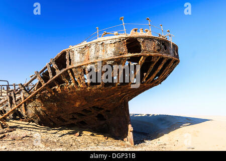 Eduard Bohlen Naufrage, Désert du Namib, Namib-Naukluft National Park, Namibie, Afrique Banque D'Images