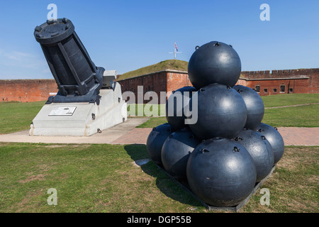 L'Angleterre, dans le Hampshire, Farham, Fort Nelson, le Royal Armouries Banque D'Images