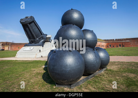 L'Angleterre, dans le Hampshire, Farham, Fort Nelson, le Royal Armouries Banque D'Images