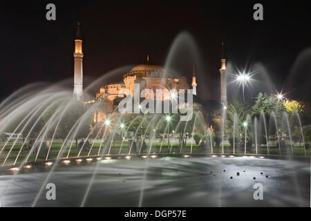 Sainte-sophie, la mosquée Sainte-Sophie, Istanbul, Turquie Banque D'Images