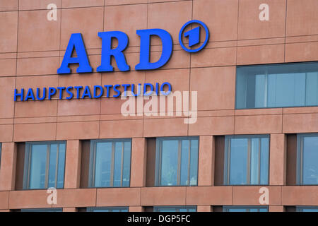 Studio de télévision ARD Hauptstadtstudio, dans la capitale, Berlin Banque D'Images