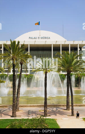 Palau de la Musica, concert hall, Valence, Valence, Espagne, Europe Banque D'Images