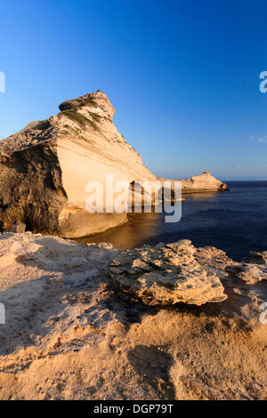 Capo Pertusato, le détroit de Bonifacio, Corse du Sud, Corse, France, Europe Banque D'Images