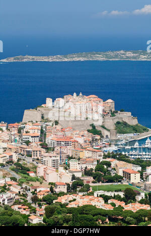 Calvi, La Balagne, l'ouest de la Corse, Corse, France, Europe Banque D'Images