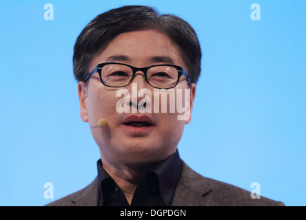 Berlin, Allemagne, Bk Yoon, le président de Samsung Electronics Co Ltd Banque D'Images