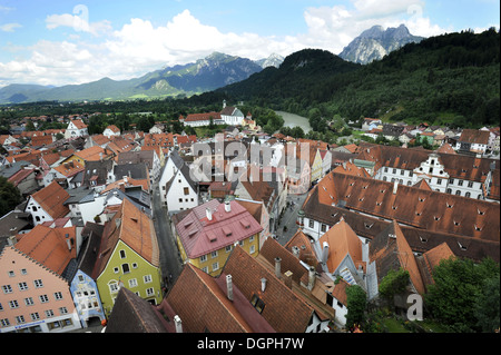 En Allemagne, la ville de Füssen Banque D'Images