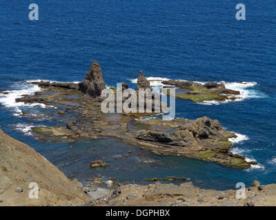 Roques de Arguamul rocks, Baja de los Roques, Vallehermoso, La Gomera, Canary Islands, Spain, Europe, La Gomera, Vallehermoso Banque D'Images