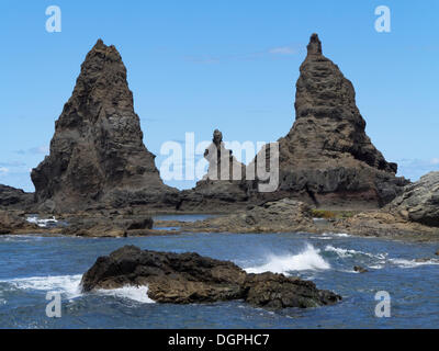 Roques de Arguamul rocks, Baja de los Roques, Vallehermoso, La Gomera, Canary Islands, Spain, Europe, La Gomera, Vallehermoso Banque D'Images