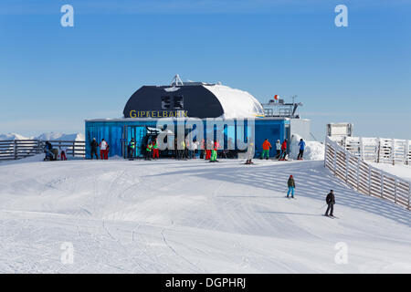 Station de montagne la Gipfelbahn téléphérique, sommet Aineck ski Katschberg, région région, Aineck, Katschberg Banque D'Images