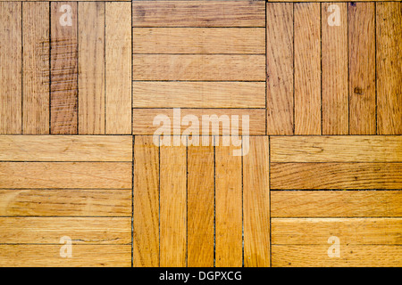 Beau parquet en bois. Seamless Texture mosaïque très détaillées Banque D'Images