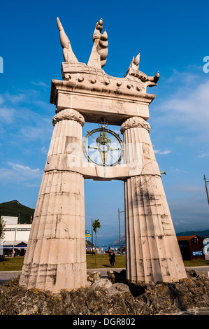 Monumento a Juan de la Cosa, Santoña, Cantabrie, Espagne Banque D'Images