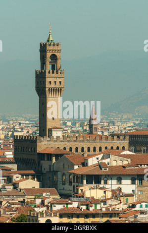 Palazzo Vecchio, Florence, Toscane, Italie Banque D'Images