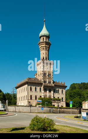 Villa Crespi, Orta San Giulio, lombardia, Italie Banque D'Images