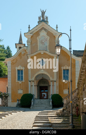 L'église San Rocco, Orta San Giulio, lombardia, Italie Banque D'Images