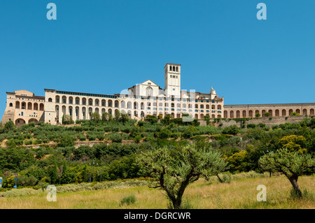 Basilica di San Francesco, Assise, Ombrie, Italie Banque D'Images